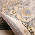 فرش طرح بهارستان 1200 شانه رنگ صدفی کد 11F230906 - Image 6