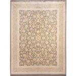 فرش افشان طلاکوب طرح بنفشه 1200 شانه گل برجسته کد 60918