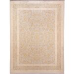 فرش افشان طلاکوب طرح بنفشه 1200 شانه گل برجسته کد 30918 - Image 3