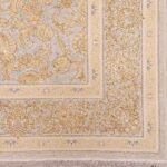 فرش افشان طلاکوب طرح بنفشه 1200 شانه گل برجسته کد 30918 - Image 7