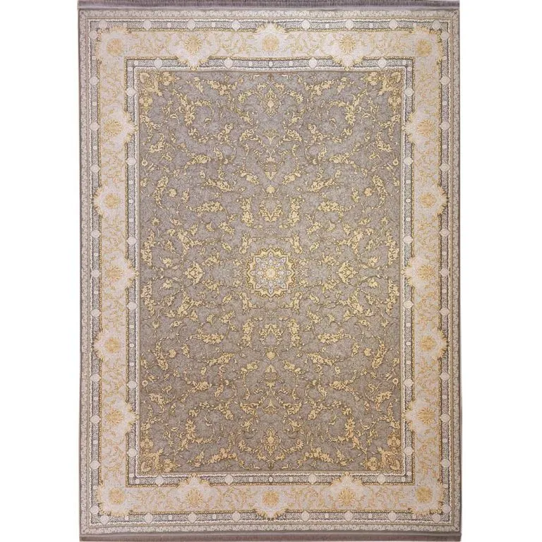 فرش افشان طلاکوب طرح آنا 1200 شانه گل برجسته کد 60924