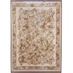 فرش افشان طلاکوب طرح سمن سا 1200 شانه گل برجسته کد 60928
