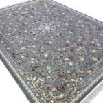 فرش طلاکوب طرح صدف 1200 شانه غیر برجسته کد 1711 رنگ فیلی