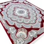 فرش ماشینی 1200شانه طرح باغ ملک لاکی کد 16F220253