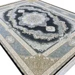 فرش طلاکوب طرح ویکتوریا 1200 شانه گل برجسته کد 1808