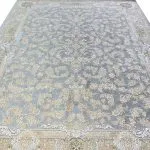 فرش طلاکوب طرح شیلا رنگ فیلی 1200 شانه گل برجسته کد 1828 - فرشخونه