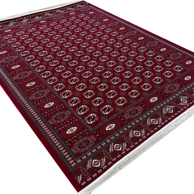 فرش ترکمن طرح گل ماری 700 شانه کد 2713