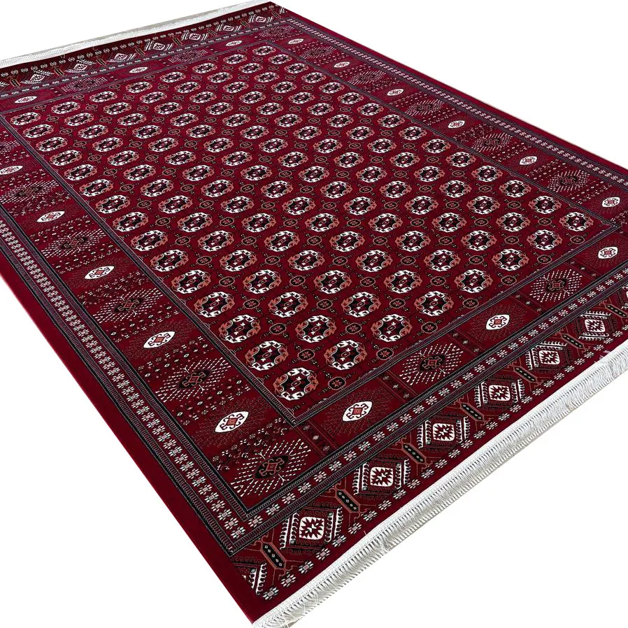 فرش ترکمن طرح گل ماری 700 شانه کد 2713