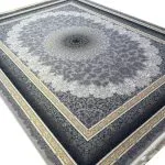 فرش ماشینی طرح مهر 700 شانه تراکم 2550 کد 2725 رنگ فیلی