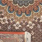 فرش طرح شاه ماهی 700 شانه تراکم 2550 گردویی کد 18F710764 - فرشخونه