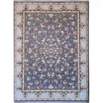 فرش طلاکوب طرح گندم 700 شانه تراکم 2550 کد 720786
