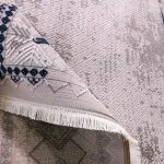 فرش مراکشی وینتیج طرح ریزلوزی رنگ کرم 440 شانه کد 42038ks - فرشخونه