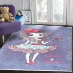 فرش پرنسسی دخترانه در دکوراسیون