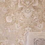 فرش طلاکوب طرح تاج 1200 شانه گل برجسته کد 73181 - Image 10