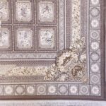 فرش طلاکوب خشتی طرح کاترین گل برجسته 1200 شانه کد 73201 - Image 9