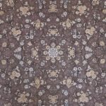 فرش افشان طلاکوب طرح الهه 1200 شانه گل برجسته طوسی کد 73231 - Image 14