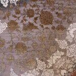 فرش طلاکوب وینتیج کد 732922 گل برجسته 1200 شانه - Image 7
