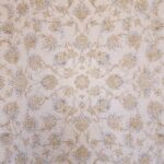 فرش افشان طلاکوب کرم طرح ایپک 1200 شانه گل برجسته کد 734112 - Image 15