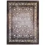 فرش افشان طلاکوب وینتیج کد 735122 گل برجسته 1200 شانه