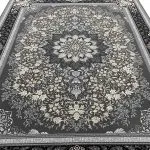 فرش طلاکوب طرح تندیس 700 شانه تراکم 2100 کد 1178 رنگ دودی - فرشخونه