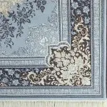 فرش طلاکوب طرح تندیس 700 شانه تراکم 2100 کد 1178 رنگ نقره ای - فرشخونه
