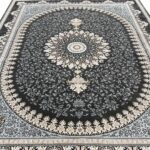فرش طلاکوب طرح هستی 700 شانه تراکم 2100 غیر برجسته کد 1179 رنگ دودی - فرشخونه