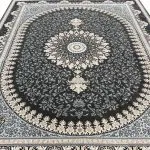 فرش طلاکوب طرح هستی 700 شانه تراکم 2100 غیر برجسته کد 1179 رنگ دودی - فرشخونه