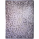 فرش طلاکوب طرح همایونی 1200 شانه گل برجسته فیلی کد 2800 - بدون حاشیه