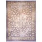 فرش وینتیج طلاکوب طرح آیسان 1200 شانه گل برجسته کد 2803
