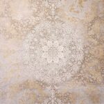 فرش طلاکوب طرح الیزابت 1200 شانه گل برجسته کد 2805 - Image 8