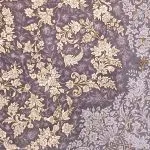 فرش طلاکوب افشان طرح معجزه 1200 شانه گل برجسته کد 2905 - رنگ سربی