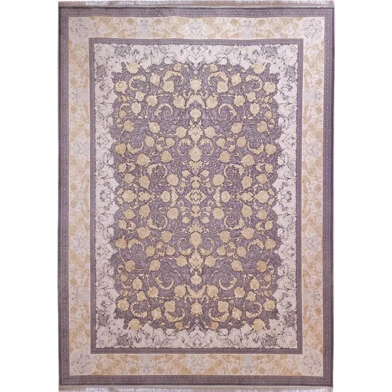 فرش طلاکوب طرح شاهکار 1200 شانه گل برجسته کد 2907