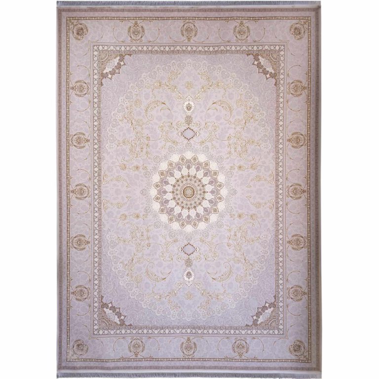 فرش طلاکوب طرح الماس 1200 شانه گل برجسته کد 2908