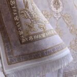 فرش طلاکوب طرح الماس 1200 شانه گل برجسته کد 2908 - Image 11