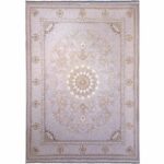 فرش طلاکوب طرح الماس 1200 شانه گل برجسته کد 2908