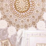 فرش طلاکوب طرح الماس 1200 شانه گل برجسته کد 2908 - Image 4