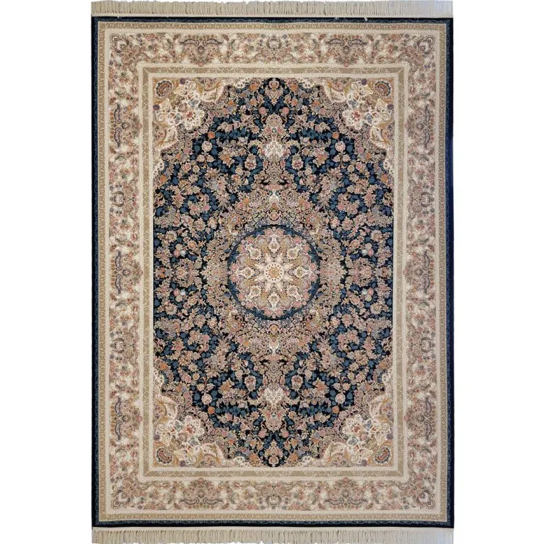 فرش طرح قصر 1200 شانه گل برجسته کد 10032