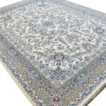 فرش طرح آذین 1500 شانه تراکم 4500 رنگ کرم کد 1505 - Image 3