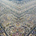فرش پریا 1500 شانه گل برجسته تراکم 4500 طرح قم کد 1510 - Image 7