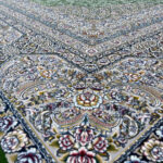 فرش پریا 1500 شانه گل برجسته تراکم 4500 طرح قم کد 1510 - Image 17