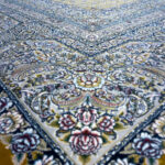 فرش پریا 1500 شانه گل برجسته تراکم 4500 طرح قم کد 1510 - Image 11