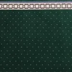 فرش تشریفات کد 701015 رنگ سبز حاشیه کرم 700 شانه