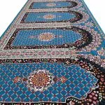 سجاده فرش طرح ترنم آبی ارزان قیمت