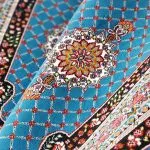 سجاده فرش طرح ترنم آبی درجه یک