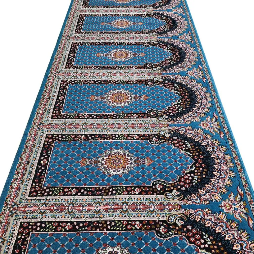 سجاده فرش طرح ترنم آبی