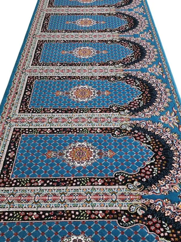 سجاده فرش طرح ترنم آبی