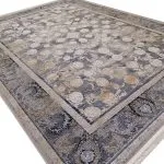 فرش طلاکوب افشان طرح آنا 700 شانه تراکم 3000 کد 3704 رنگ فیلی