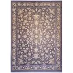 فرش افشان طلاکوب طرح کارن 1500 شانه گل برجسته کد 2501