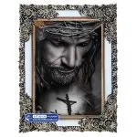 تابلو فرش طرح به صلیب زدن مسیح کد 2136