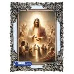 تابلو فرش طرح مسیح و پیروان آن کد 2138